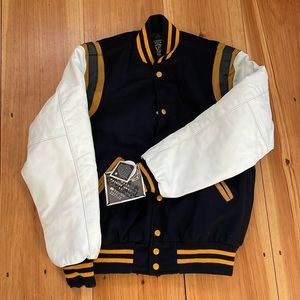 Beautiful Holloway letterman varsity jacket made in usa mens small